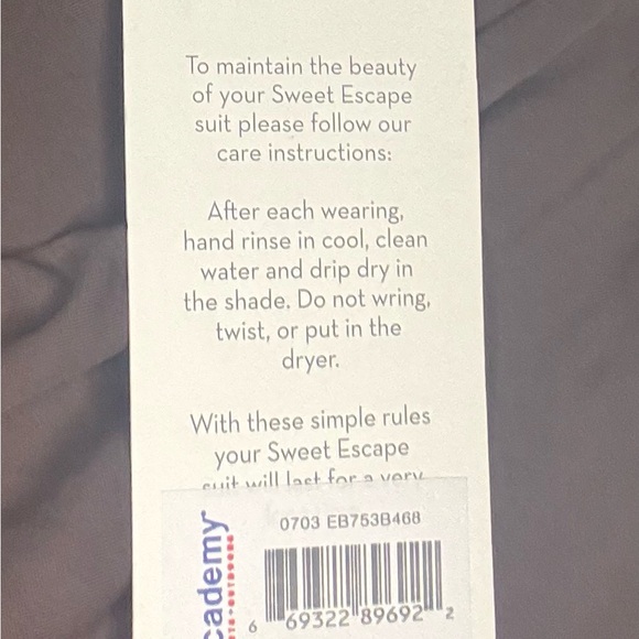 Turquoise and Brown Strapless Top - Picture 3 of 9